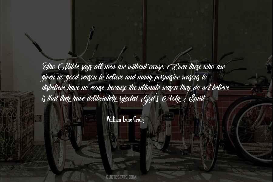 Reasons To Believe Quotes #205855