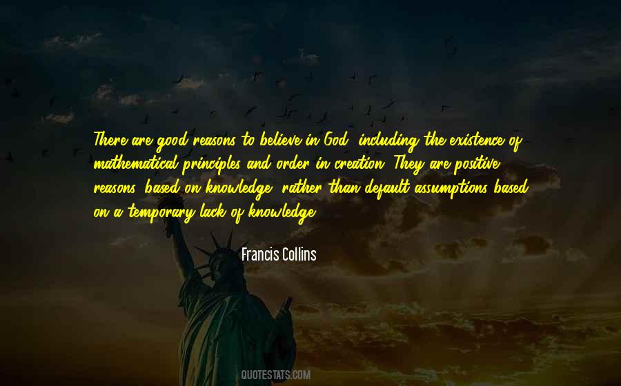 Reasons To Believe Quotes #86928