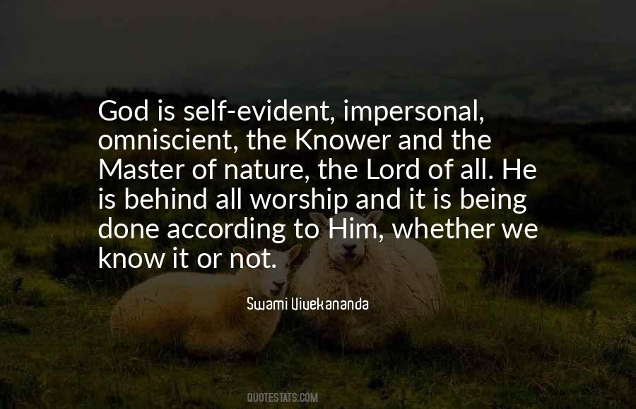 Impersonal God Quotes #1373055
