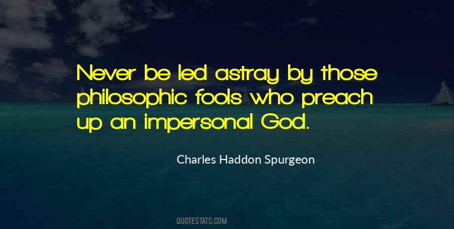 Impersonal God Quotes #1642902