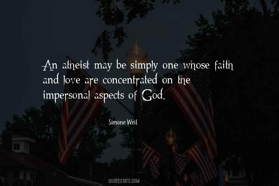 Impersonal God Quotes #708331