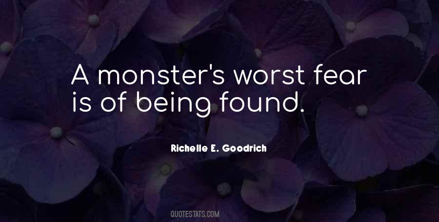 Quotes About Not Being A Monster #147364