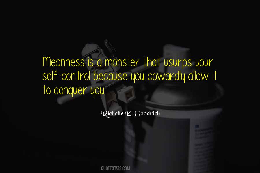 Quotes About Not Being A Monster #276677