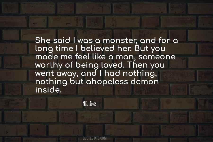 Quotes About Not Being A Monster #435434 Quotes About Not Being A Monster #435434