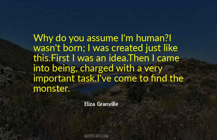 Quotes About Not Being A Monster #852835 Quotes About Not Being A Monster #852835