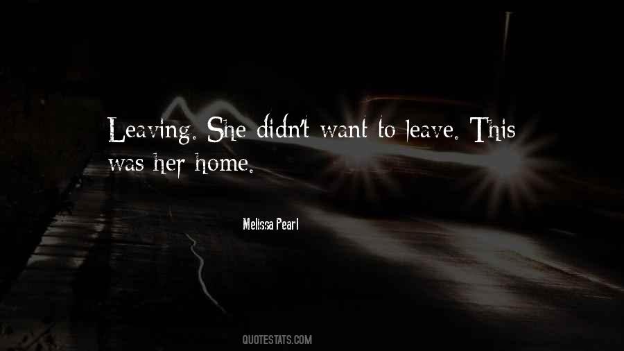 Leaving Her Quotes #184798