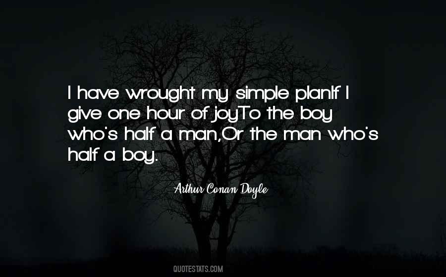 Boy Or Man Quotes #1847080