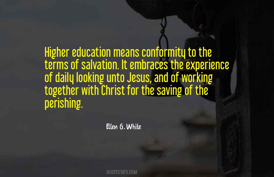 Experience Of Christ Quotes #1256437