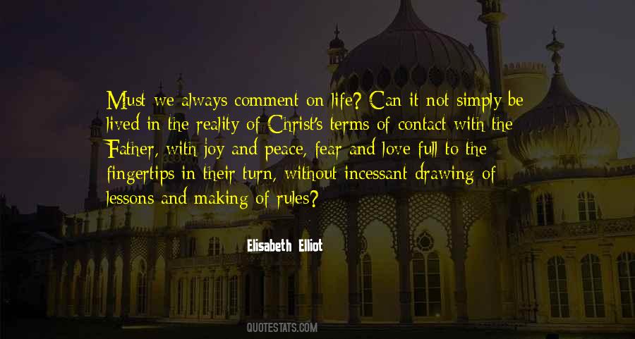 Experience Of Christ Quotes #1314849