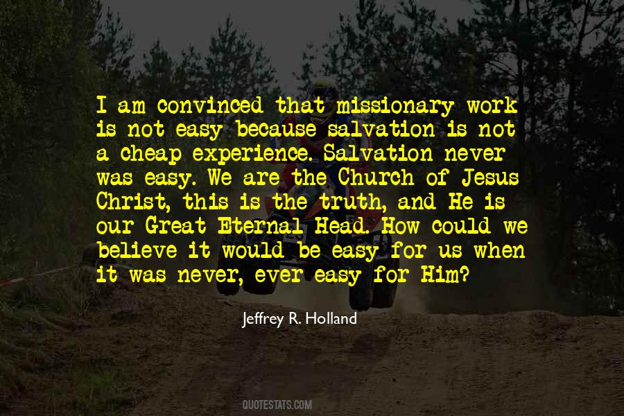 Experience Of Christ Quotes #1316561