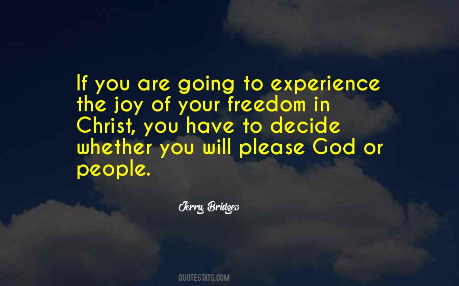 Experience Of Christ Quotes #1795917