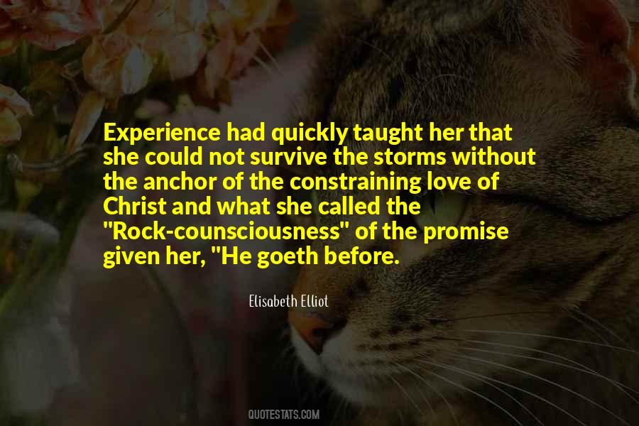 Experience Of Christ Quotes #636221