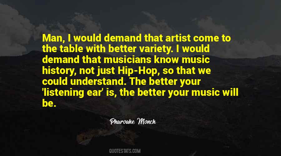 Hip Hop Artist Quotes #206673