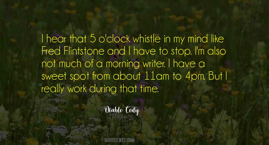 5 O'clock Quotes #216004