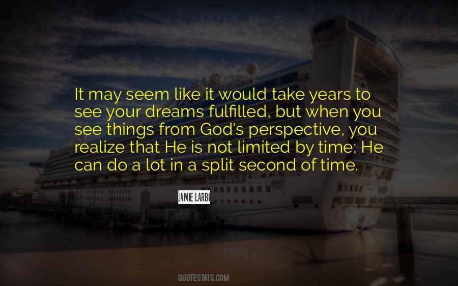 Perspective Of Time Quotes #974225