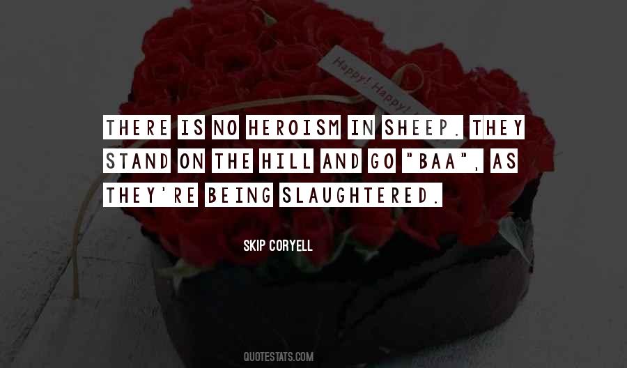 Sheep Slaughter Quotes #568102