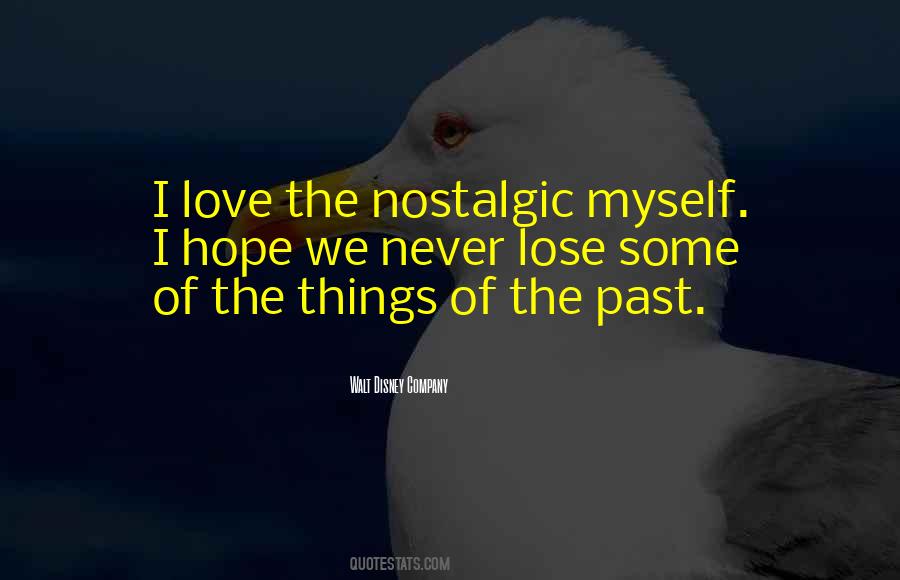 Quotes About Nostalgic Love #1444327
