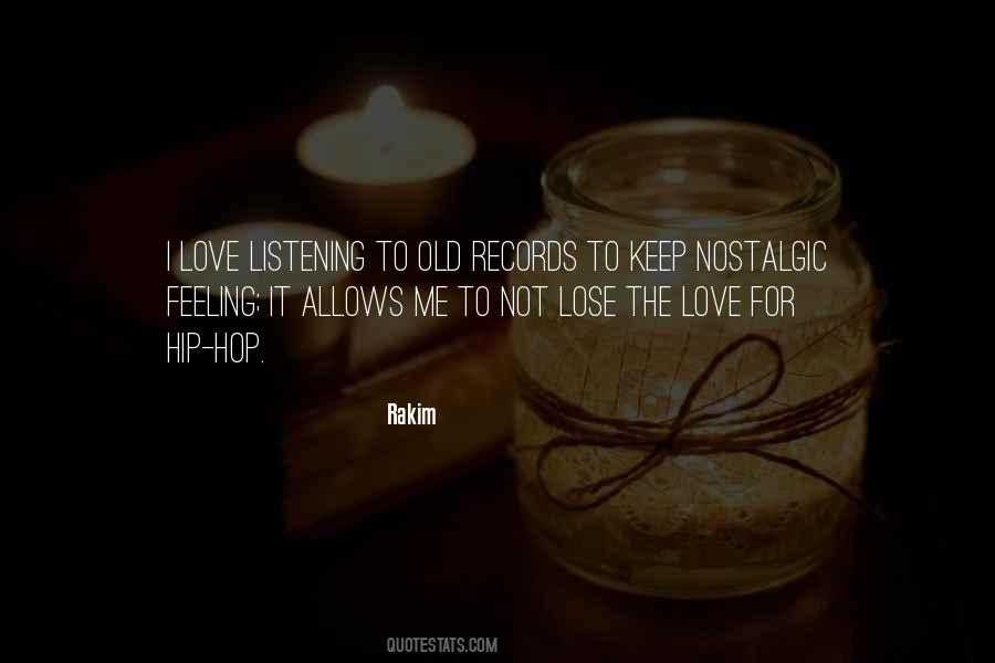 Quotes About Nostalgic Love #568436