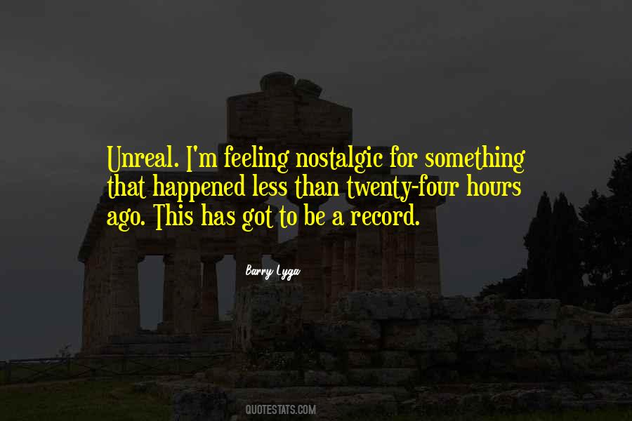 Quotes About Nostalgic Feeling #1081712