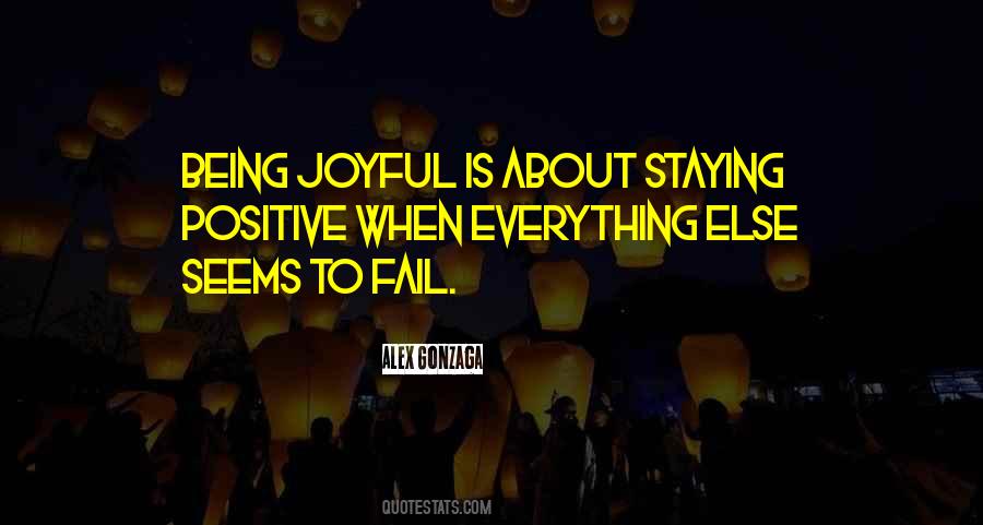 Stay Joyful Quotes #79891