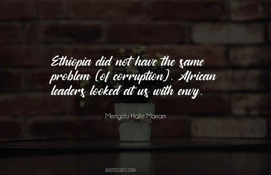 Mengistu Haile Quotes #904427