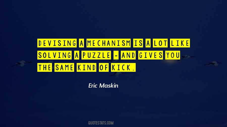 Solving A Puzzle Quotes #1030301