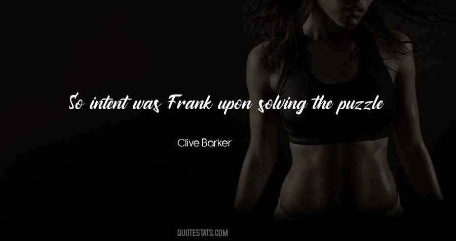 Solving A Puzzle Quotes #1030970
