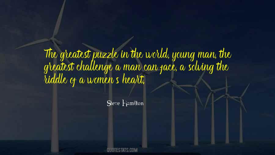 Solving A Puzzle Quotes #1560329