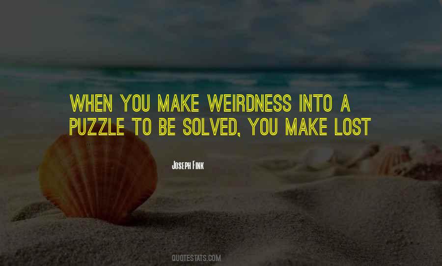 Solving A Puzzle Quotes #1801099