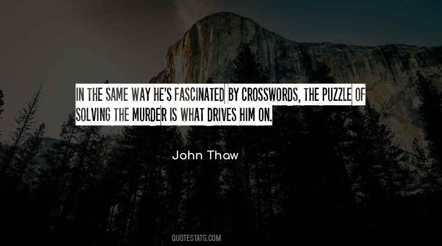 Solving A Puzzle Quotes #45326
