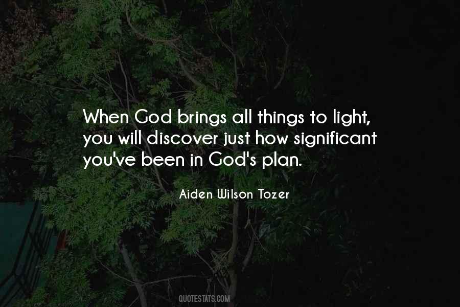 God S Will God S Plan Quotes #174103
