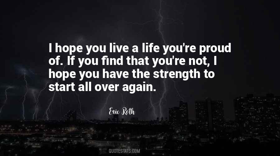 Strength Hope Quotes #243787