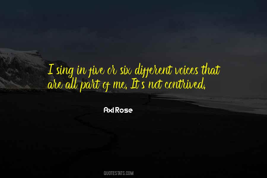 Different Voices Quotes #1631035