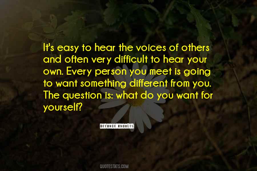 Different Voices Quotes #630393