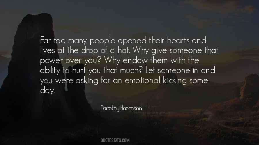 People That Hurt You Quotes #386817