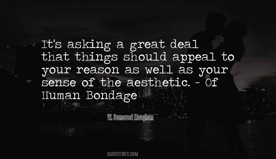 Somerset Maugham Of Human Bondage Quotes #125781