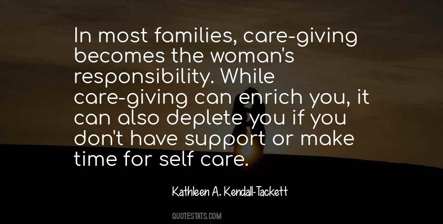 Caregiving Self Quotes #1142937