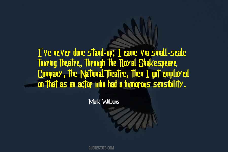 Theatre Actor Quotes #183233