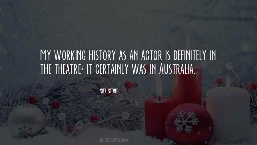 Theatre Actor Quotes #237302