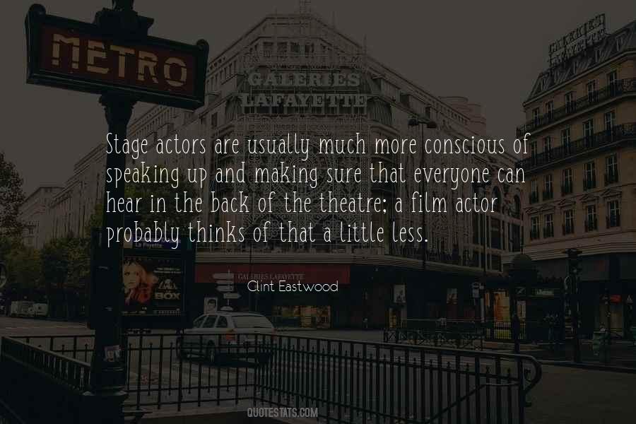 Theatre Actor Quotes #862778