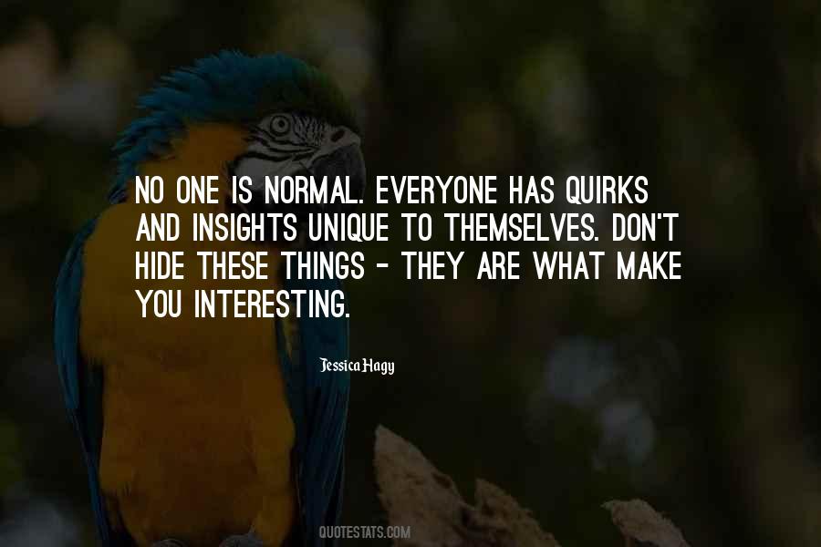 Quotes About Normal Things #135343