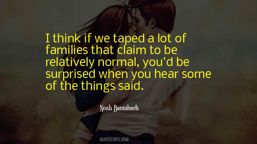 Quotes About Normal Families #651822