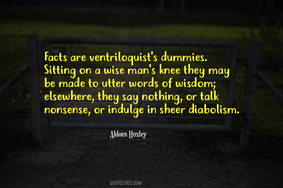 Quotes About Nonsense Talk #1622064
