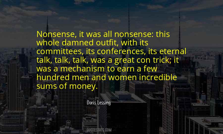 Quotes About Nonsense Talk #1699112
