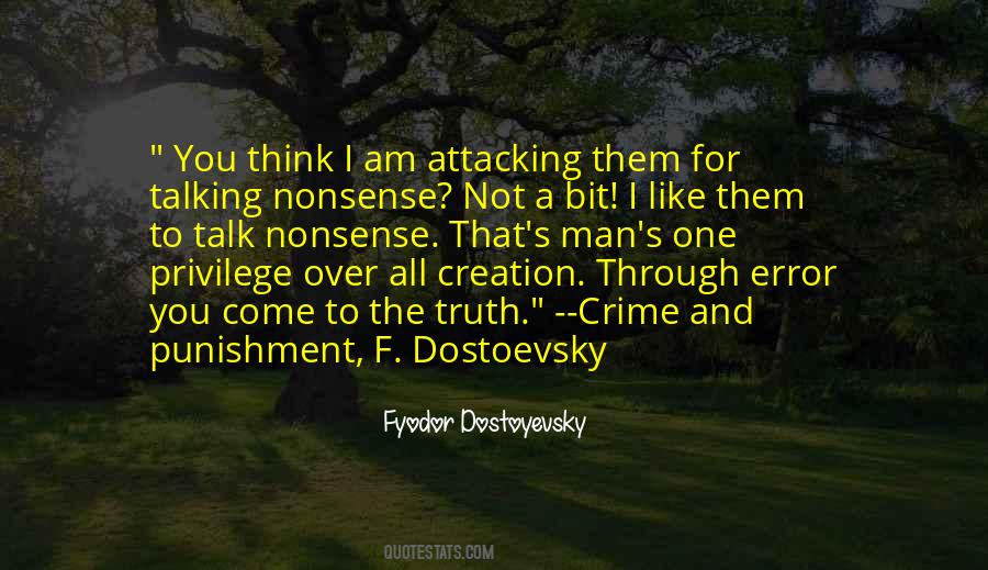 Quotes About Nonsense Talk #1816240