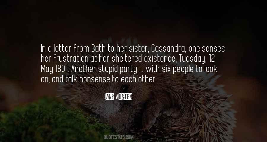 Quotes About Nonsense Talk #398473