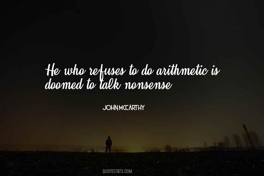 Quotes About Nonsense Talk #588835