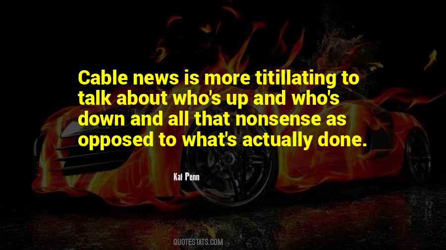 Quotes About Nonsense Talk #726666