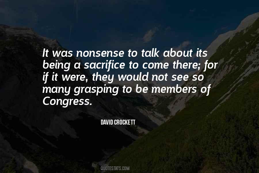 Quotes About Nonsense Talk #825891
