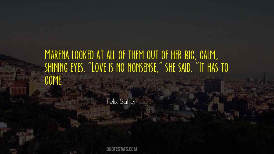 Quotes About Nonsense Love #1495893